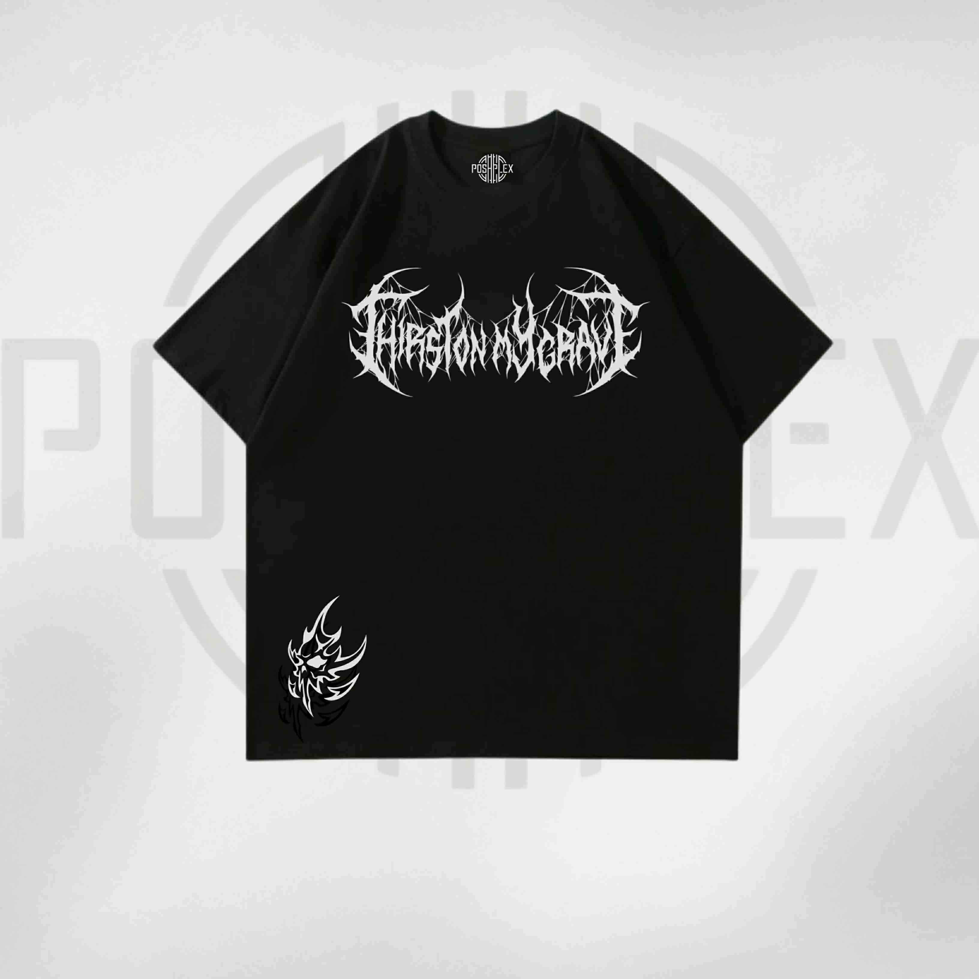 Acid Wash Black Burnout Hoodie