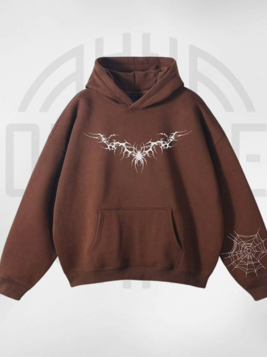 Printed Oversized Hoodie